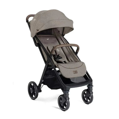 Joie Parcel LX Signature Stroller in maple color with adjustable canopy and compact fold design