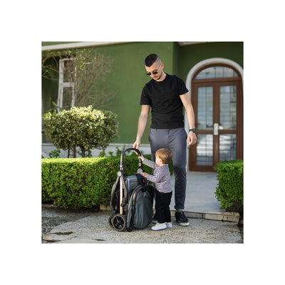 Lorelli Loret Autofolding Baby Stroller - Jasper Black