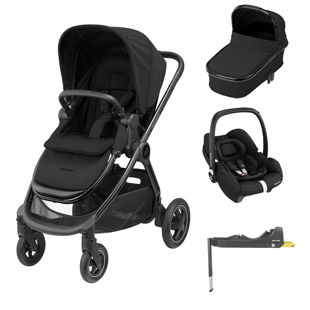 maxi cosi adorra folded dimensions Maxi-Cosi Adorra Luxe + Cabriofix i-Size Travel System