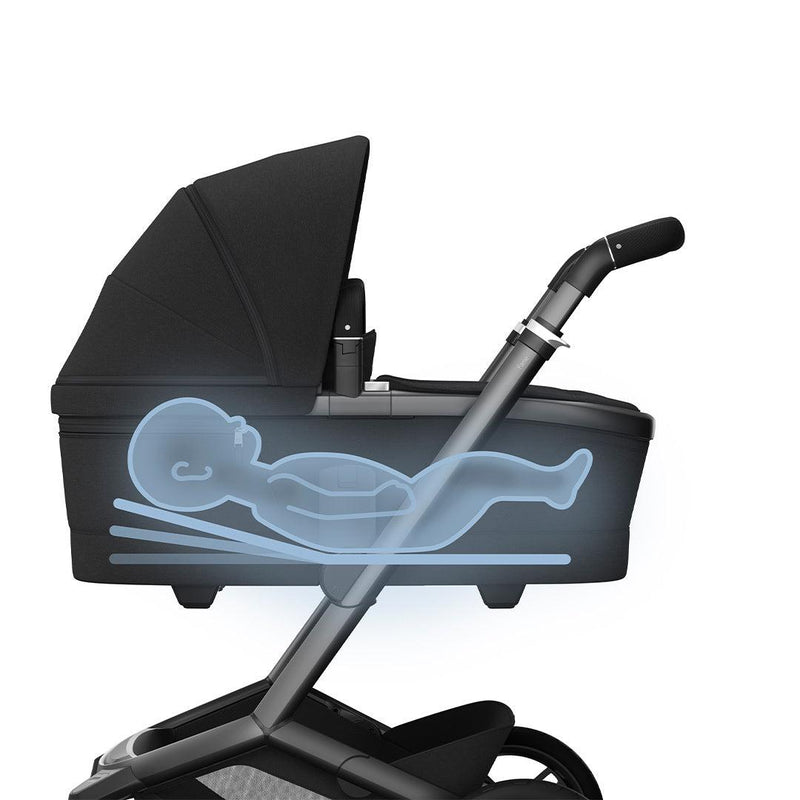 Maxi-Cosi Fame Pushchair + Carrycot - Twillic Black -