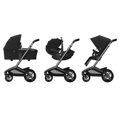 Maxi-Cosi Fame Pushchair + Carrycot - Twillic Black -