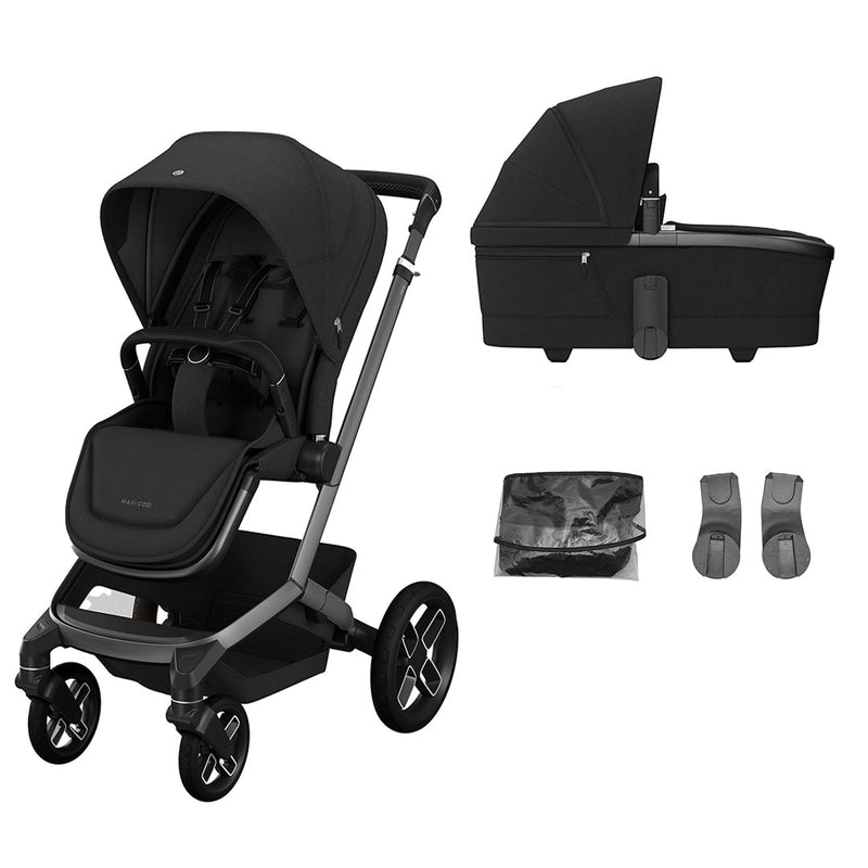 Maxi-Cosi Fame Pushchair + Carrycot - Twillic Black -