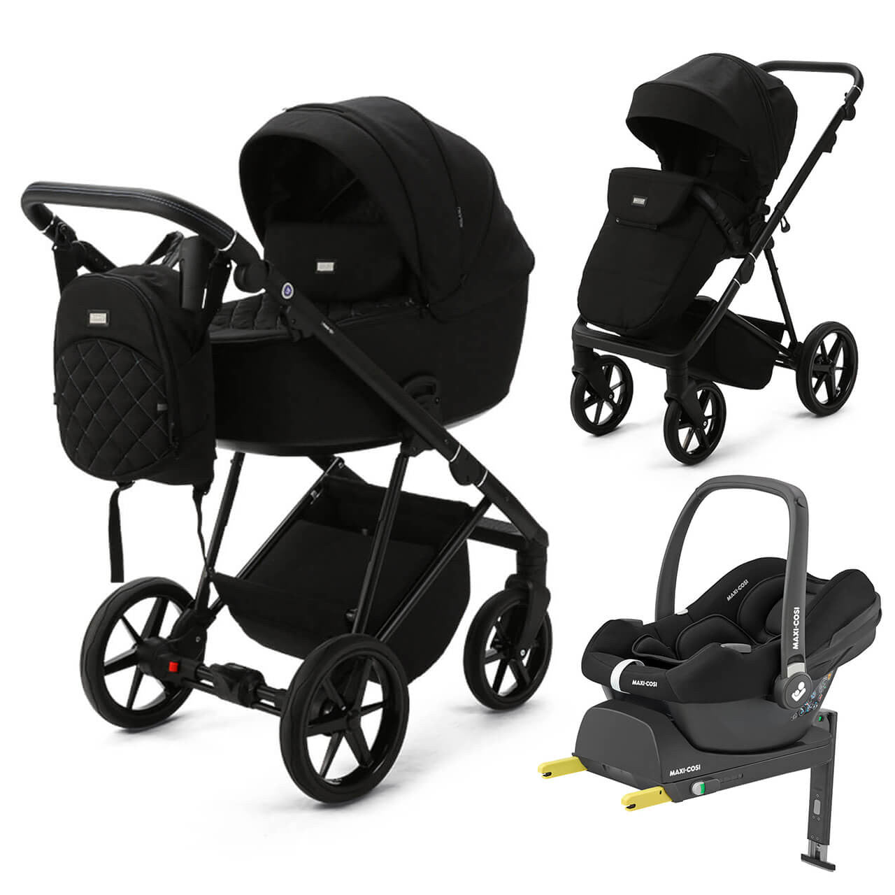 Mee-Go Milano Evo 3-in-1 Cabriofix Plus Base Travel System - Abstract ...