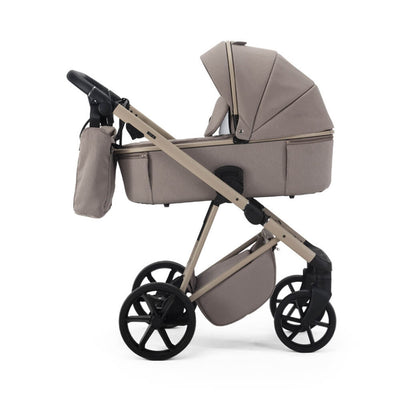 Mee-Go Milano Natura 2-in-1 Pram & Accessories - Cappuccino