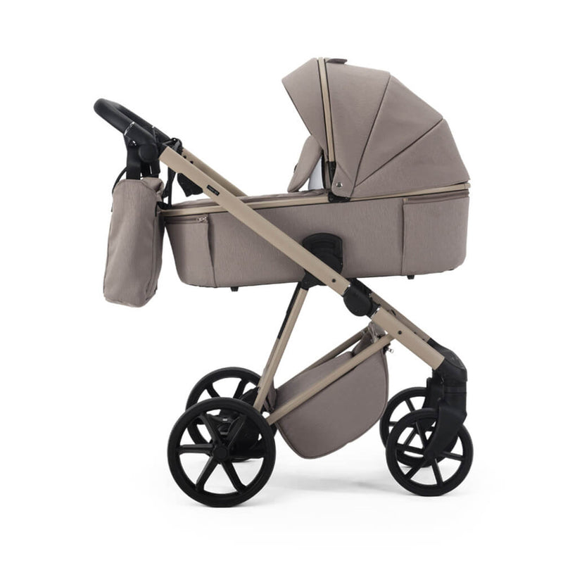 Mee-Go Milano Natura 2-in-1 Pram & Accessories - Cappuccino