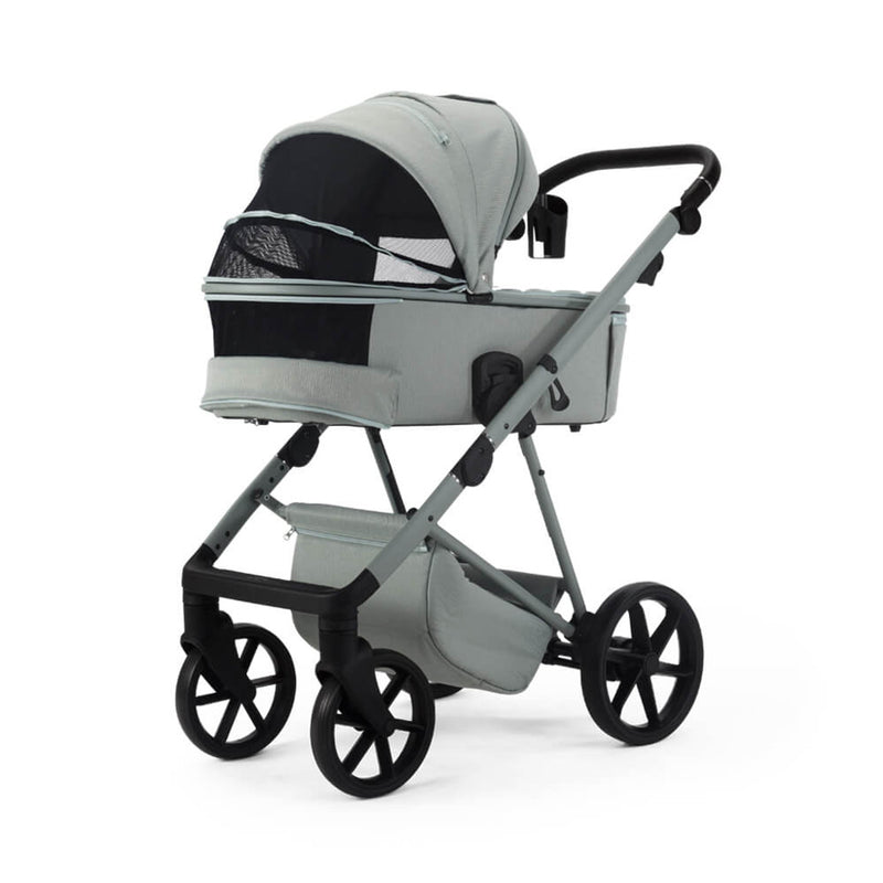Mee-Go Milano Natura 3-in-1 Plus Base Travel System - Mint