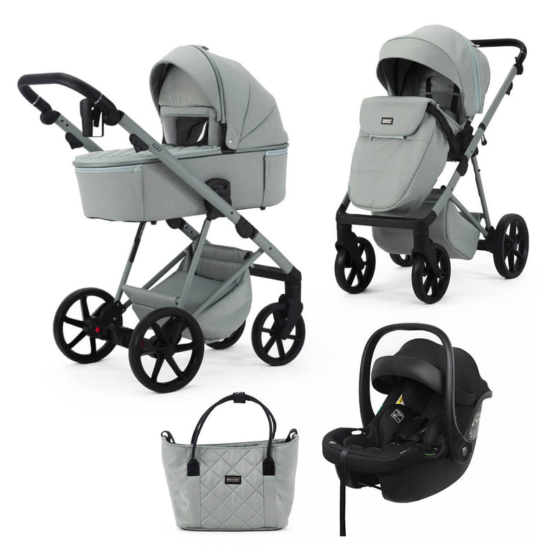 Mee-Go Milano Natura 3-in-1 Travel System - Mint