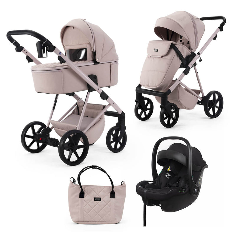 Mee-Go Milano Natura 3-in-1 Travel System - Rose