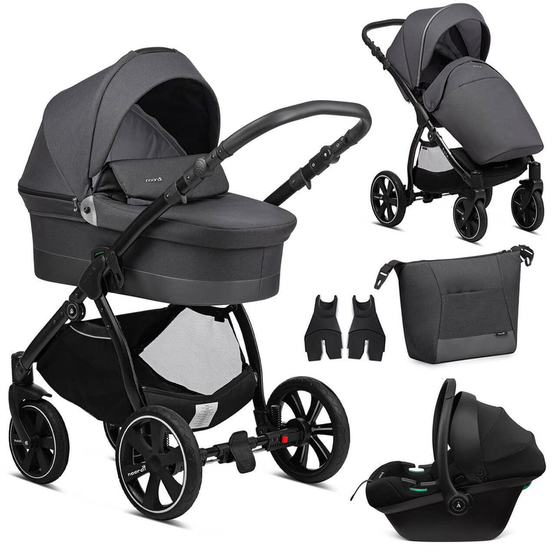 Noordi Sole Go 3-in-1 Travel System - Black