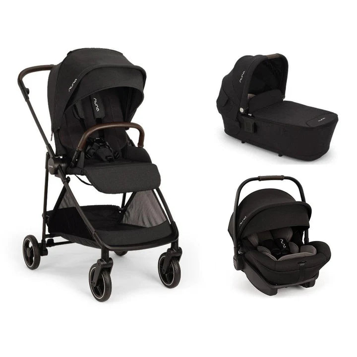Nuna IXXA NEXT + ARRA FLEX Travel System - Caviar