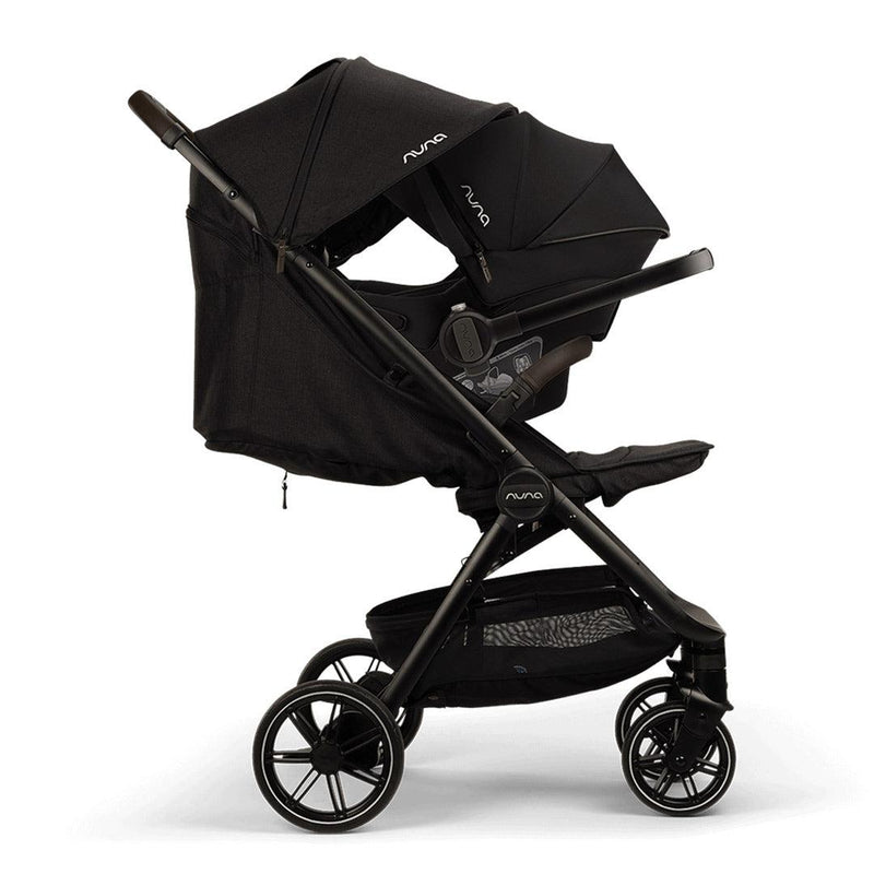Nuna TRVL LX Compact Stroller - Caviar