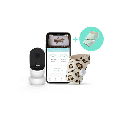 Owlet Monitor Duo Bundle - Smart Sock 3 + Cam 2 - Wild Child