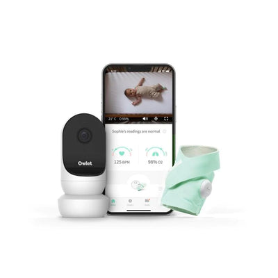 Owlet Monitor Duo - Smart Sock 3 + Cam 2 - Mint