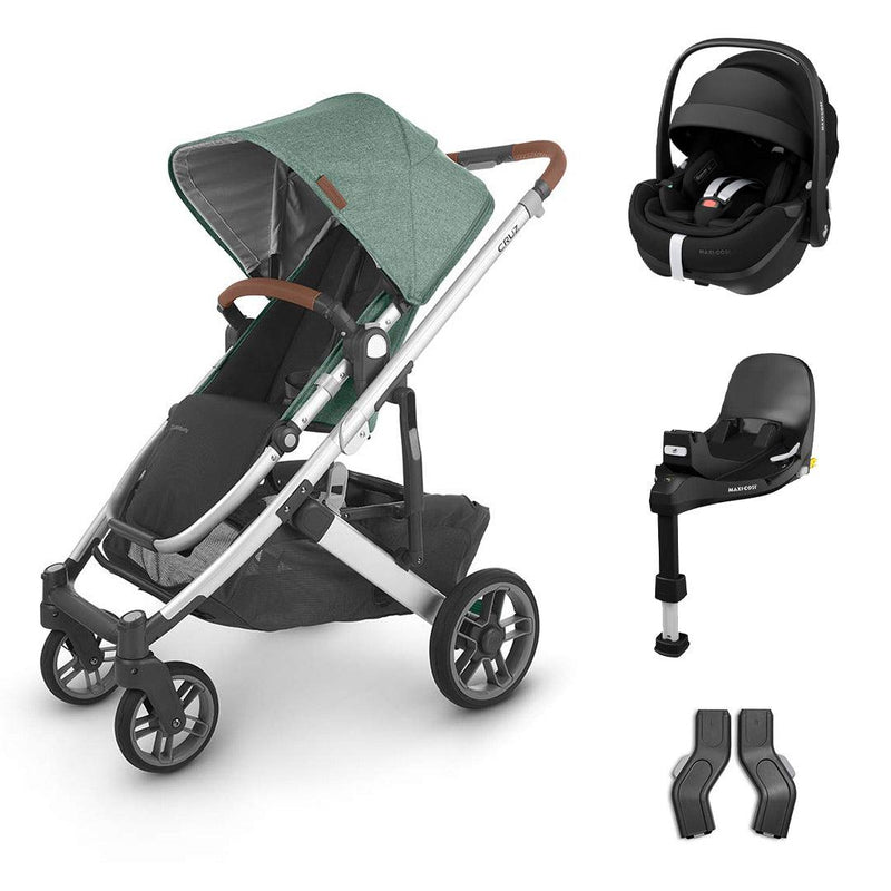 UPPAbaby CRUZ V2 + Pebble 360 Pro 2 Travel System - Emmett