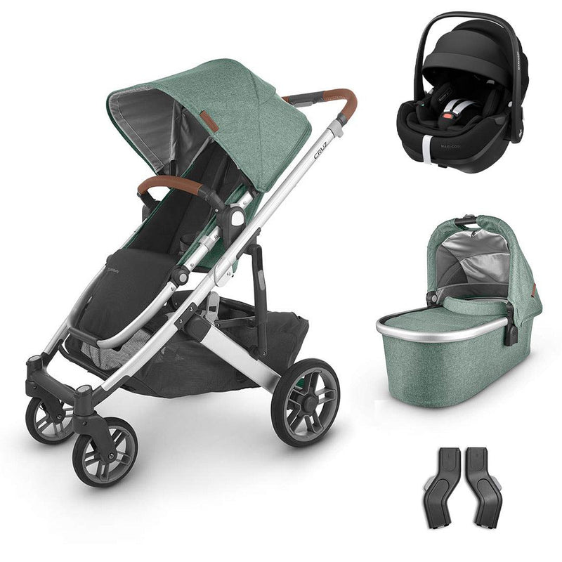 UPPAbaby CRUZ V2 + Pebble 360 Pro 2 Travel System - Emmett