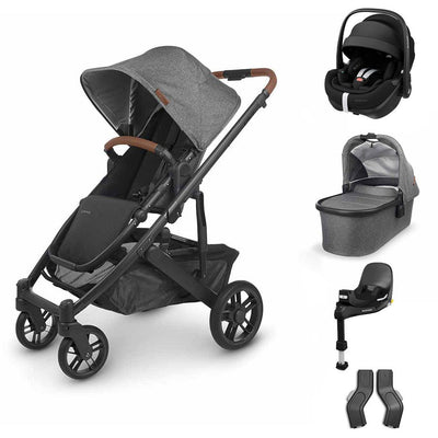 UPPAbaby CRUZ V2 + Pebble 360 Pro 2 Travel System - Greyson