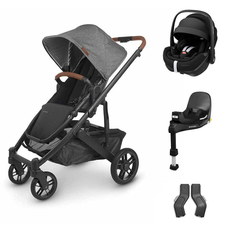 UPPAbaby CRUZ V2 + Pebble 360 Pro 2 Travel System - Greyson