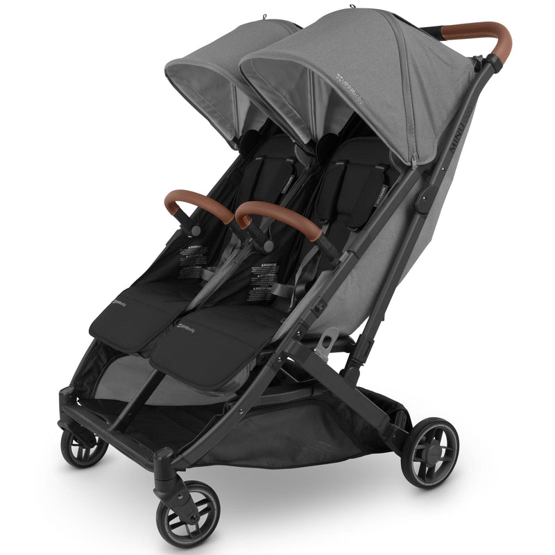 Uppababy Minu Duo Stroller & Bumper Bar Bundle - Greyson