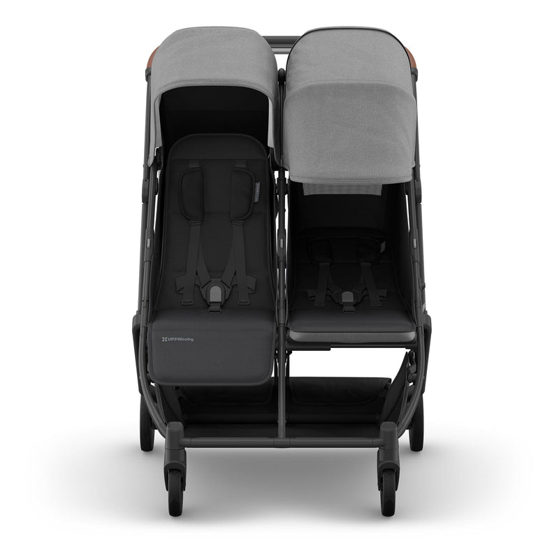 Uppababy Minu Duo Stroller & Bumper Bar Bundle - Greyson