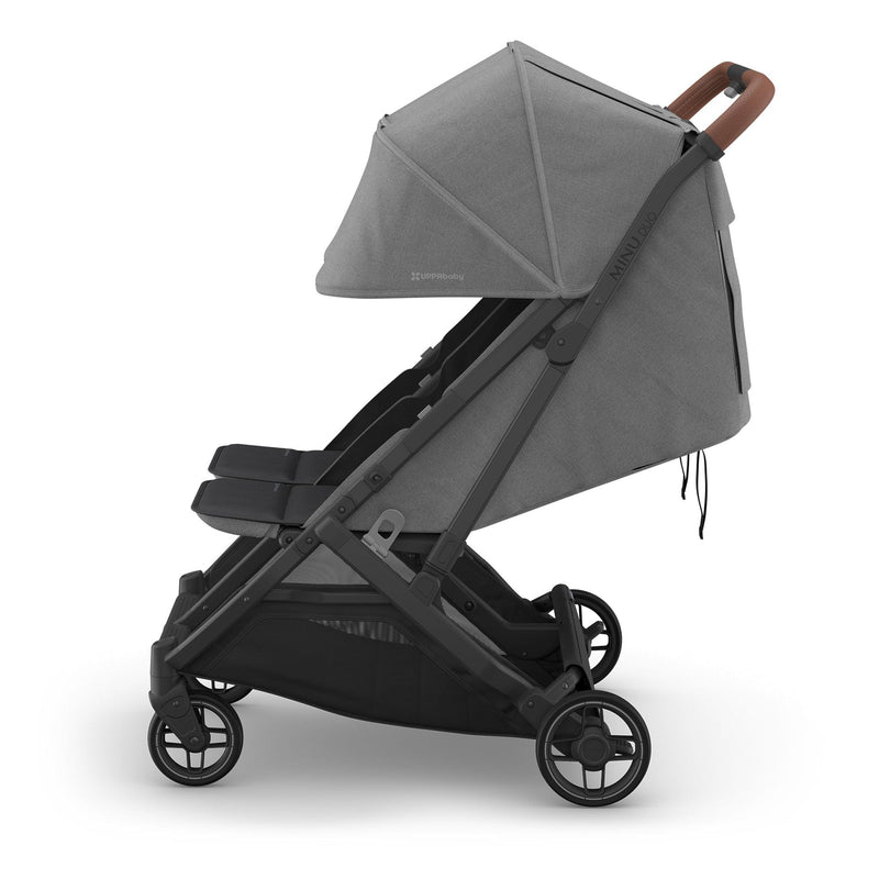 Uppababy Minu Duo Stroller & Bumper Bar Bundle - Greyson
