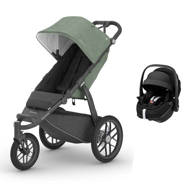 UPPABaby RIDGE + Pebble 360 Pro 2 Travel System - Gwen