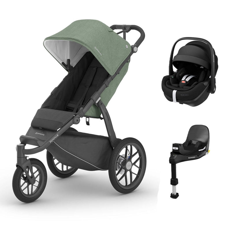 UPPABaby RIDGE + Pebble 360 Pro 2 Travel System - Gwen
