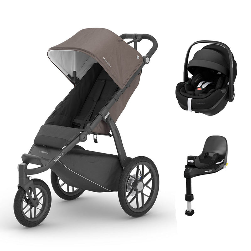 UPPABaby RIDGE + Pebble 360 Pro 2 Travel System - Theo