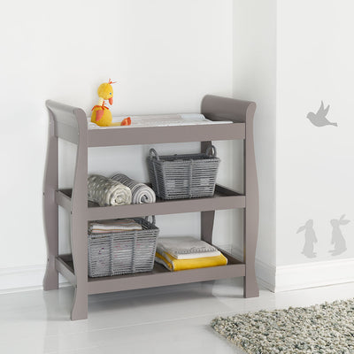 Obaby Stamford Open Changing Unit - TAUPE GREY
