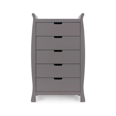 Obaby Stamford Tall Chest Of Drawers - TAUPE GREY