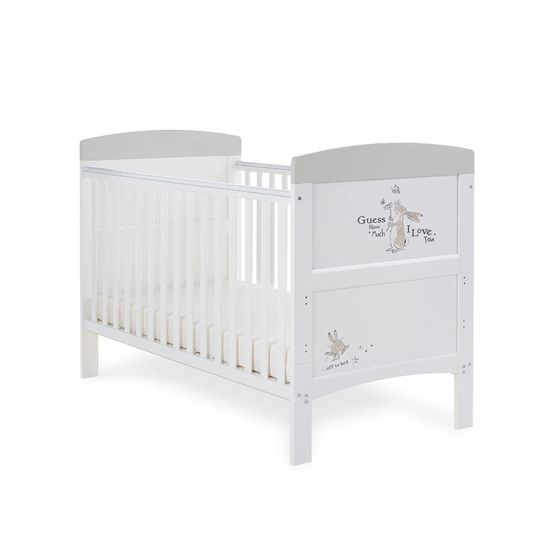 Obaby Grace Inspire Cot Bed – Guess How Much I Love You Scribble