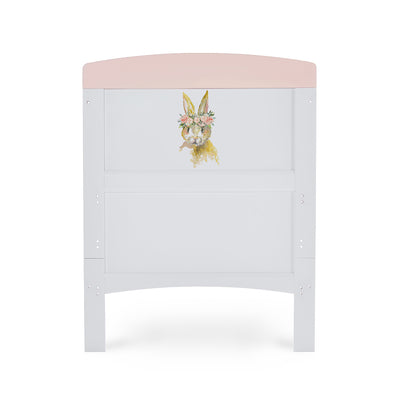 Obaby Grace Inspire Cot Bed – Watercolour Rabbit Pink