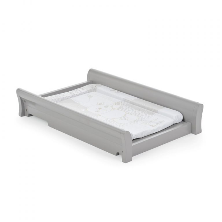 Obaby Stamford Cot Top Changer - TAUPE GREY