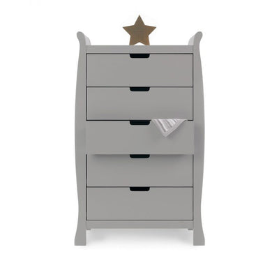 Obaby Stamford Tall Chest Of Drawers - WARM GREY