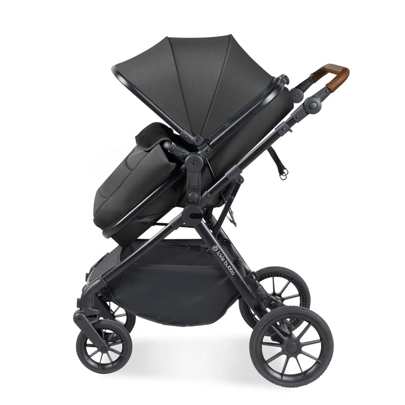 Ickle Bubba - Cosmo 2 in 1 Pushchair Set - Black/Tan
