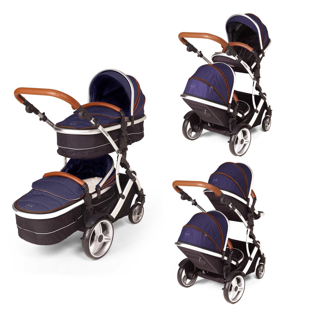 Kids Kargo Duellette Twins Tandem Double Stroller