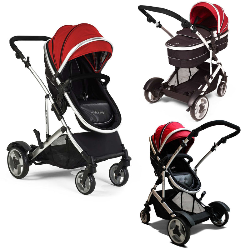 Kids Kargo Duel DS Junior Single Stroller with Double Option