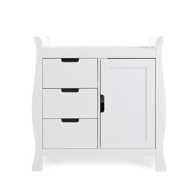 Obaby Stamford Luxe 5 Piece Room Set - White