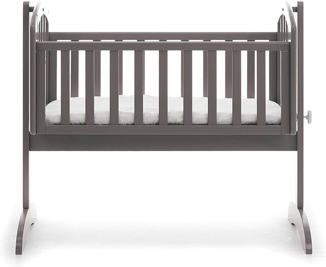 Obaby Sophie Swinging Crib - Taupe Grey