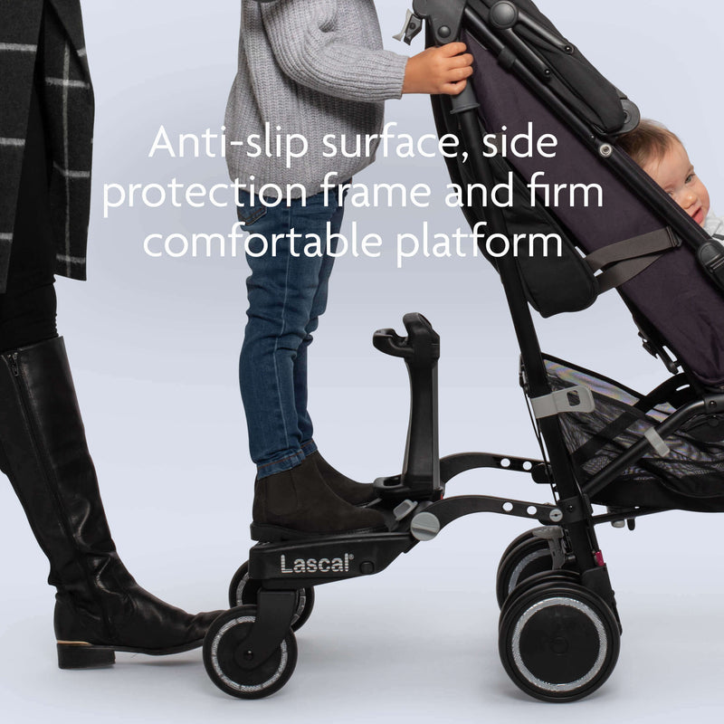 Lascal Maxi Plus Lascal BuggyBoard Maxi Plus - Black Croc with Black Saddle – My Baby ...
