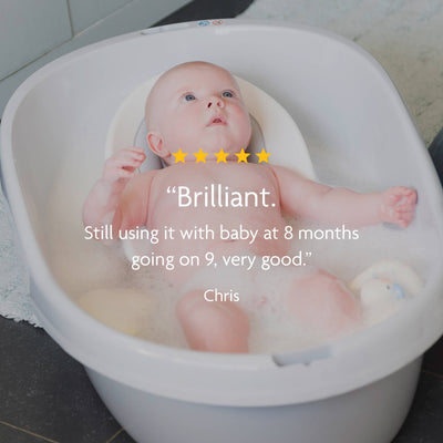 Cheeky Rascals - Portable Baby Bath - Light Grey