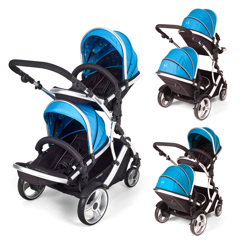 Kids Kargo - Duellette Hybrid - Tandem Double Stroller