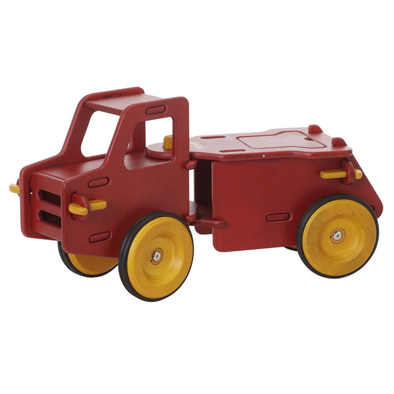 Moover - Wooden Ride On Dump Truck Red