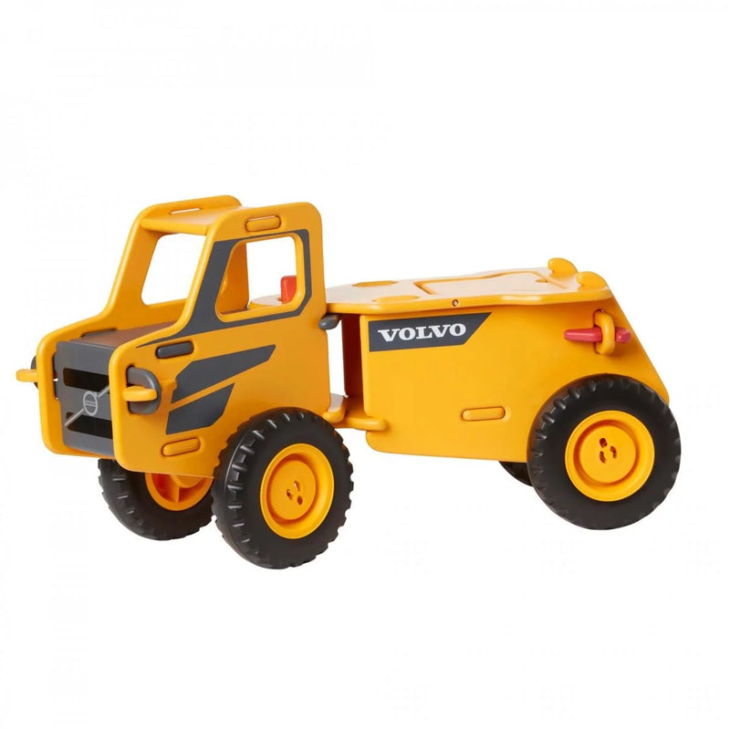 Moover - Wooden Ride On Dump Truck Yellow Volvo