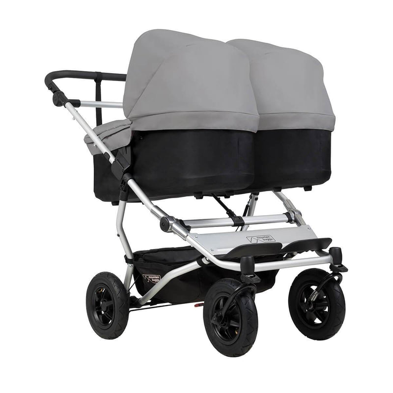 Mountain Buggy - 2 carrycots for twins - Silver