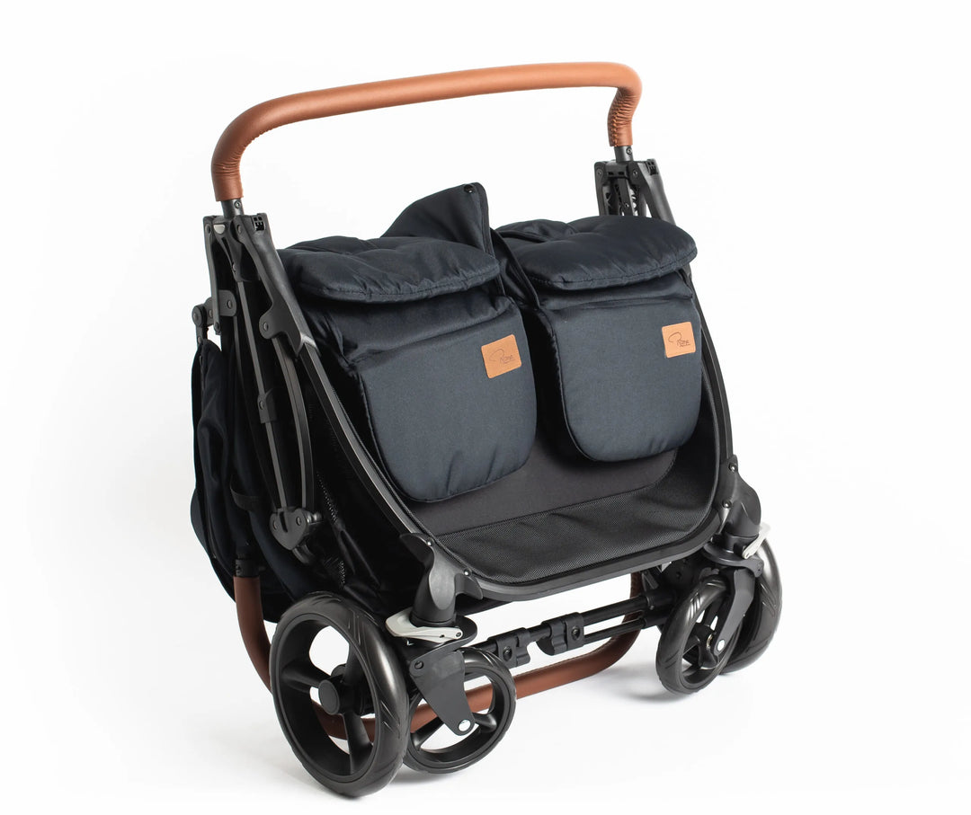 roma gemini double stroller Roma Gemini Double Stroller-Jet Black – My Baby Stroller