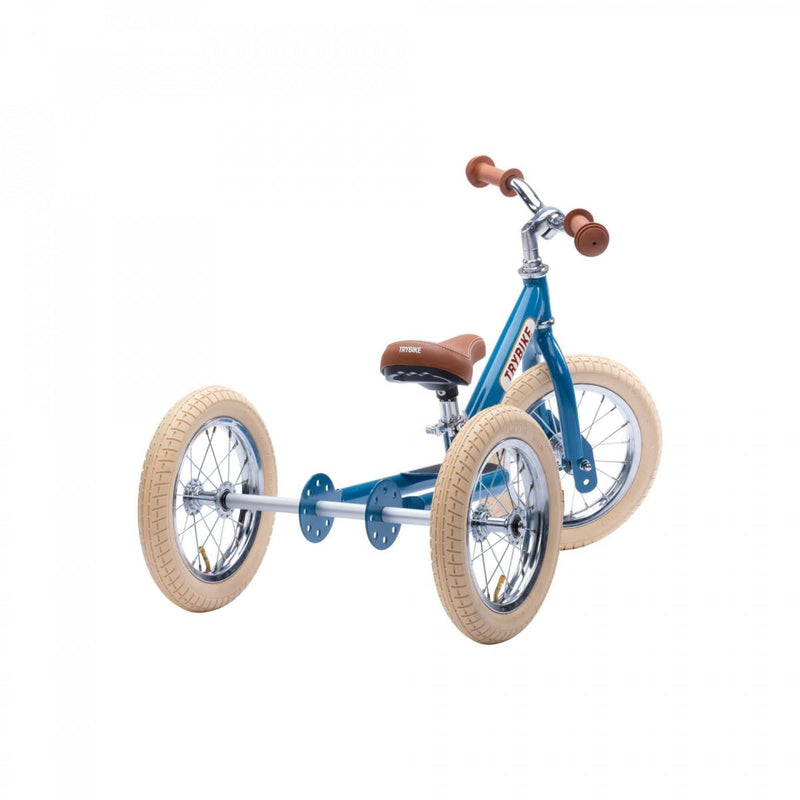 Trybike - Steel 2 In 1 Balance Trike / Bike Vintage Blue