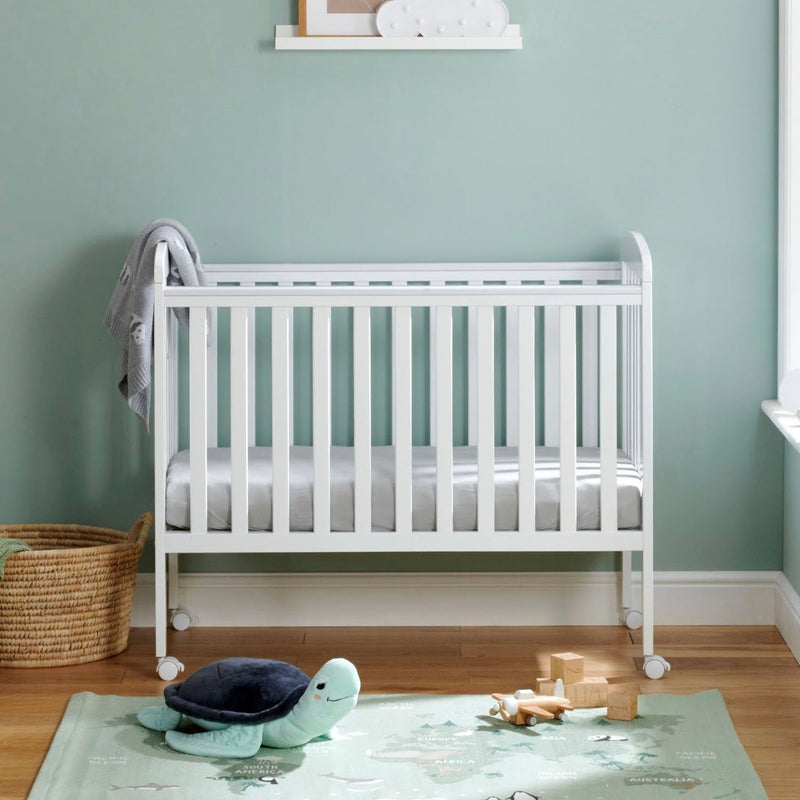 Babymore Space Saver Cot - White