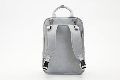 Bizzi Growin Rucpod Travel Bag Vegan Leather-Whisper Grey