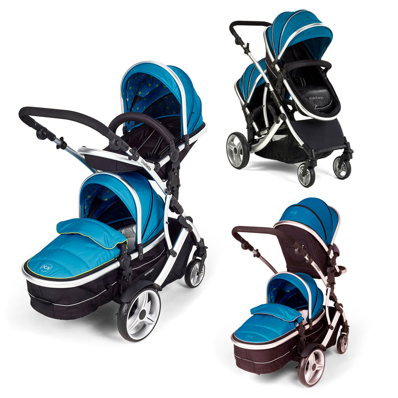 Kids Kargo - Duellette Baby & Tot - Tandem Double Stroller