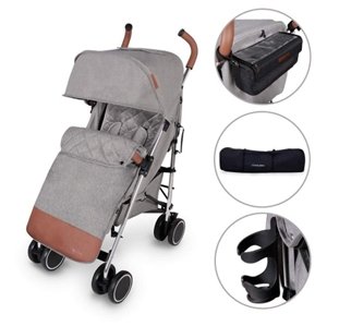 Ickle Bubba Discovery PRIME Stroller - Silver / Grey